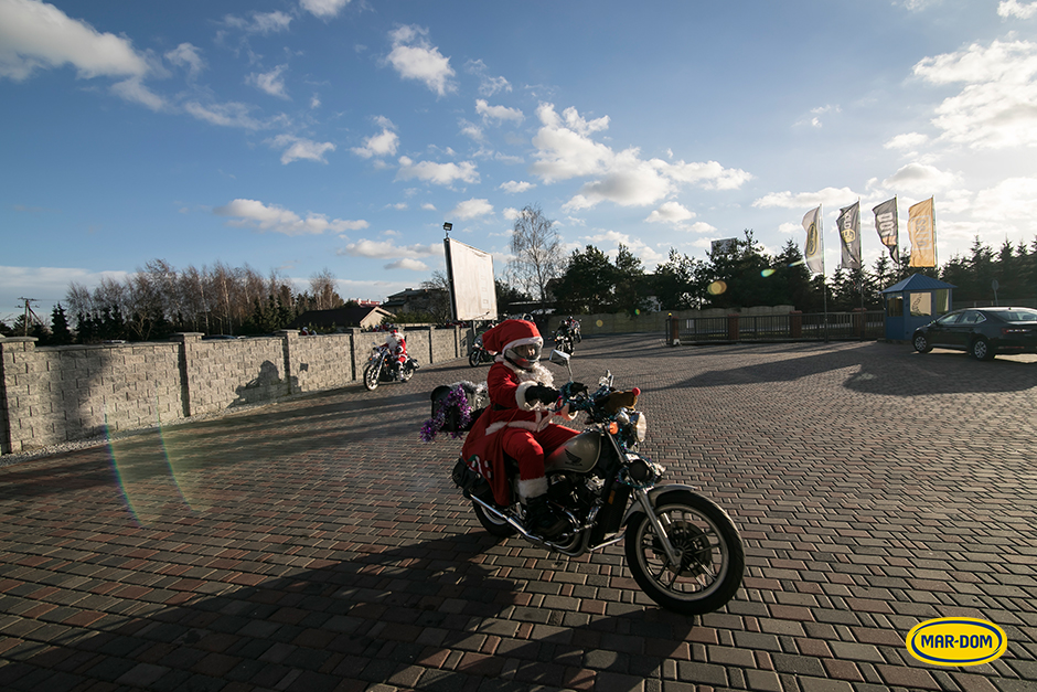 Mikołaje na motocyklach Konin