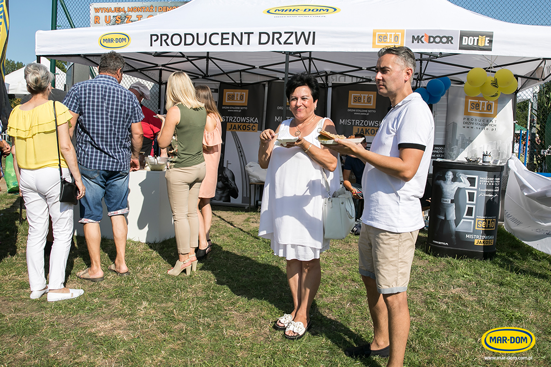 Bieg mundurowych Rzgów 2019 - stoisko MAR-DOM