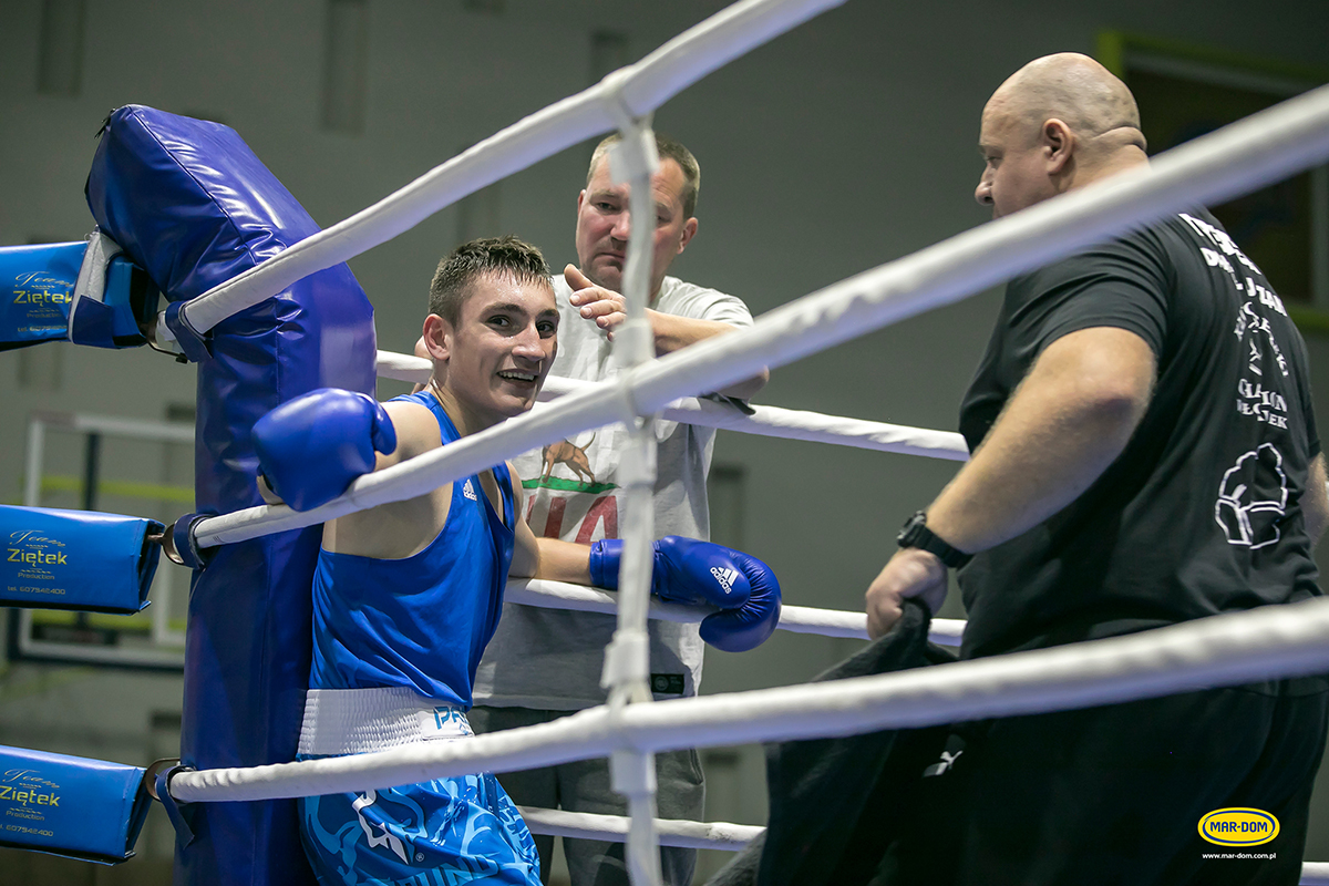 Mecz boksu olimpijskiego o puchar MAR-DOM Konin