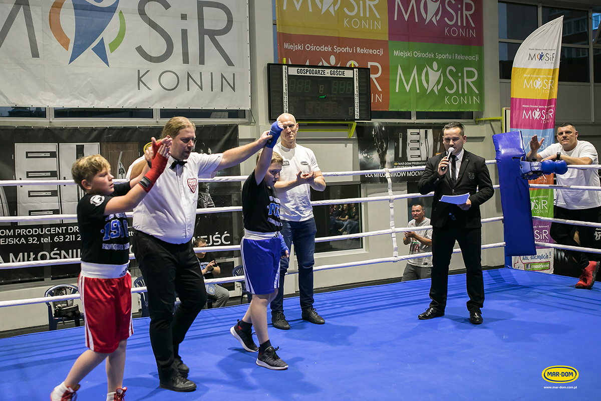 Mecz boksu olimpijskiego o puchar MAR-DOM Konin