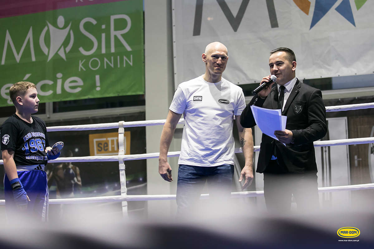 Mecz boksu olimpijskiego o puchar MAR-DOM Konin