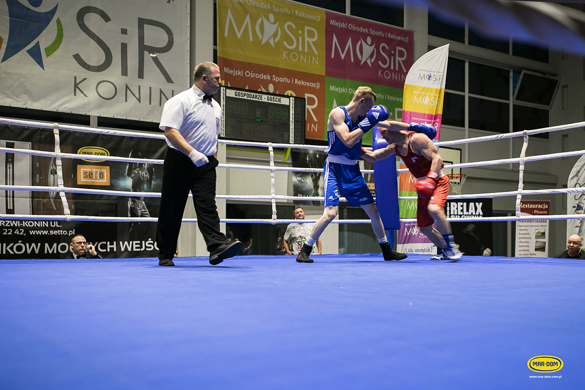 Mecz boksu olimpijskiego o puchar MAR-DOM Konin