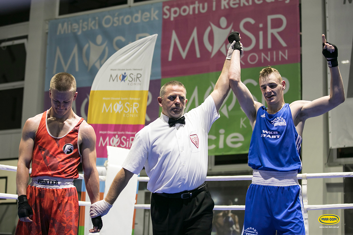 Mecz boksu olimpijskiego o puchar MAR-DOM Konin