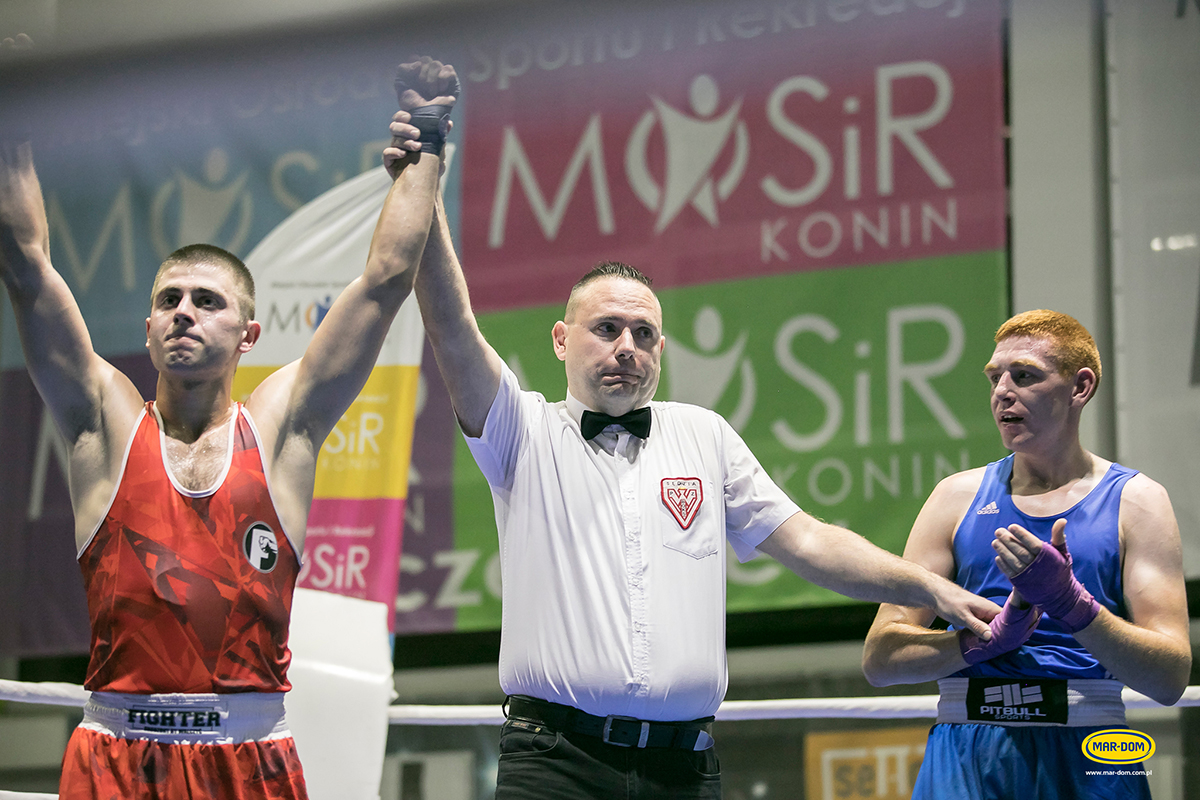 Mecz boksu olimpijskiego o puchar MAR-DOM Konin