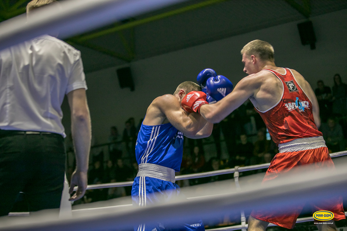 Mecz boksu olimpijskiego o puchar MAR-DOM Konin