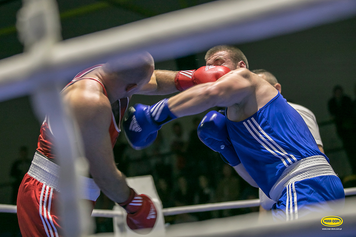 Mecz boksu olimpijskiego o puchar MAR-DOM Konin