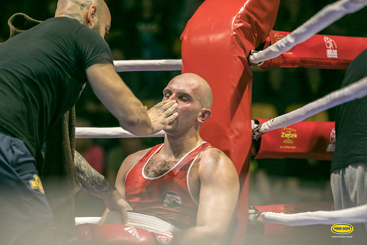 Mecz boksu olimpijskiego o puchar MAR-DOM Konin