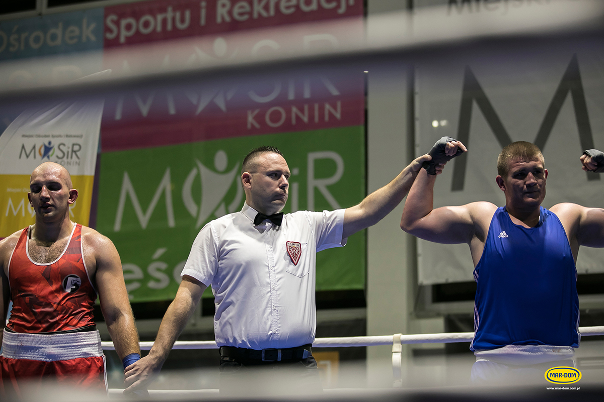 Mecz boksu olimpijskiego o puchar MAR-DOM Konin