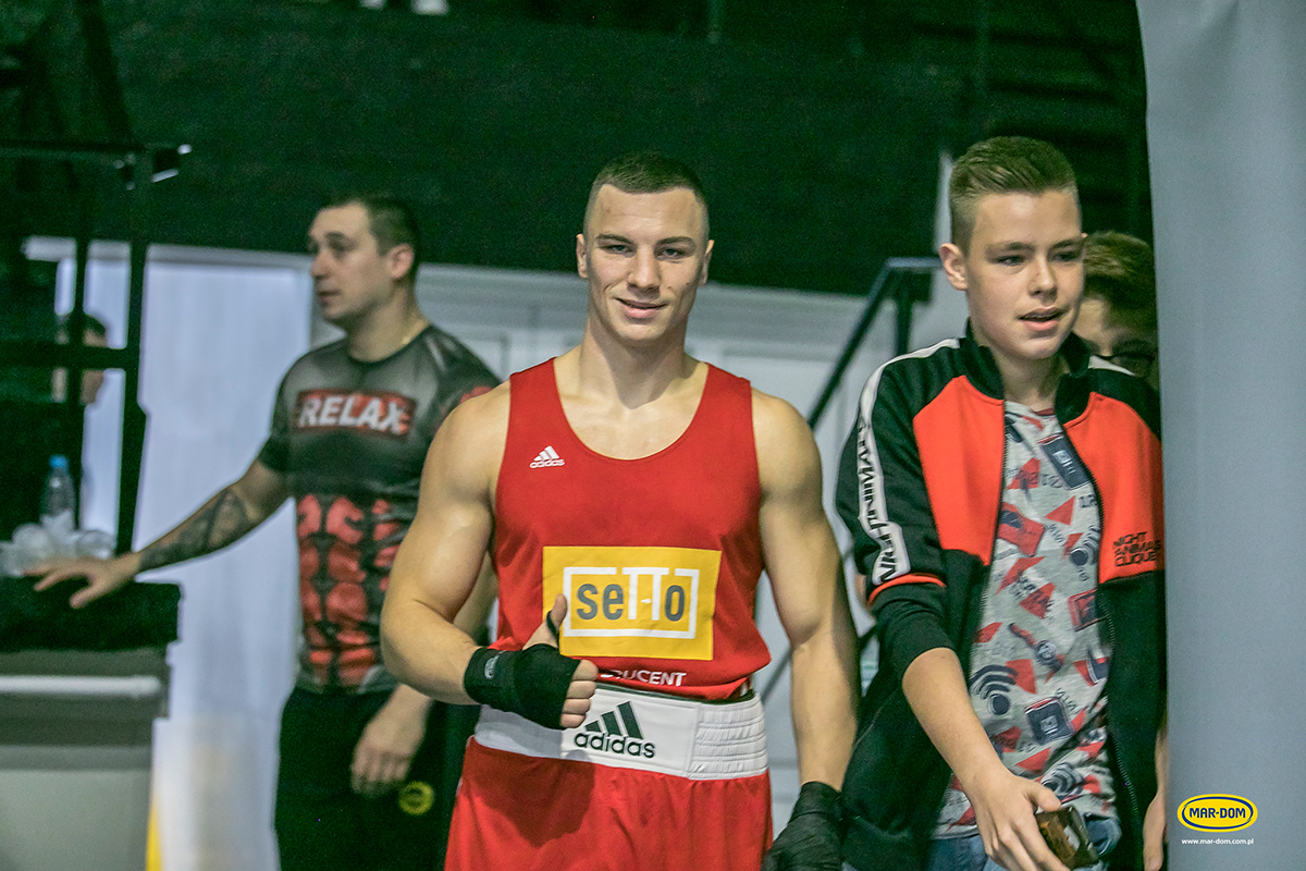 Mecz boksu olimpijskiego o puchar MAR-DOM Konin