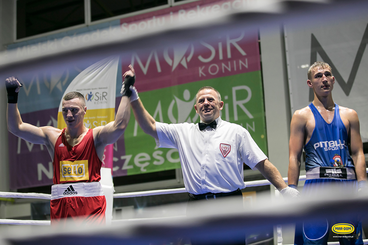 Mecz boksu olimpijskiego o puchar MAR-DOM Konin