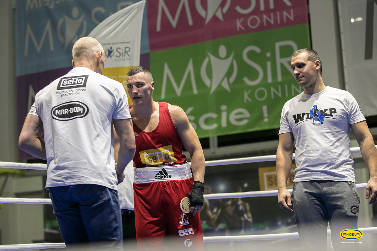 Mecz boksu olimpijskiego o puchar MAR-DOM Konin