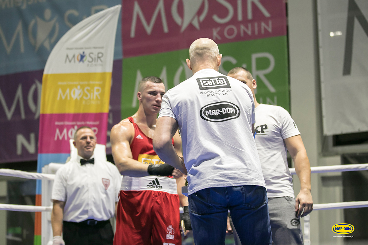 Mecz boksu olimpijskiego o puchar MAR-DOM Konin