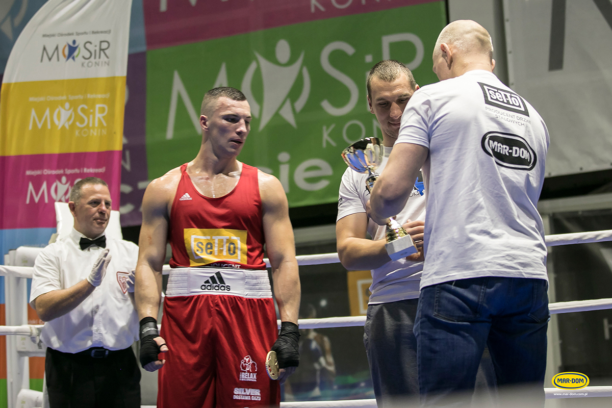 Mecz boksu olimpijskiego o puchar MAR-DOM Konin