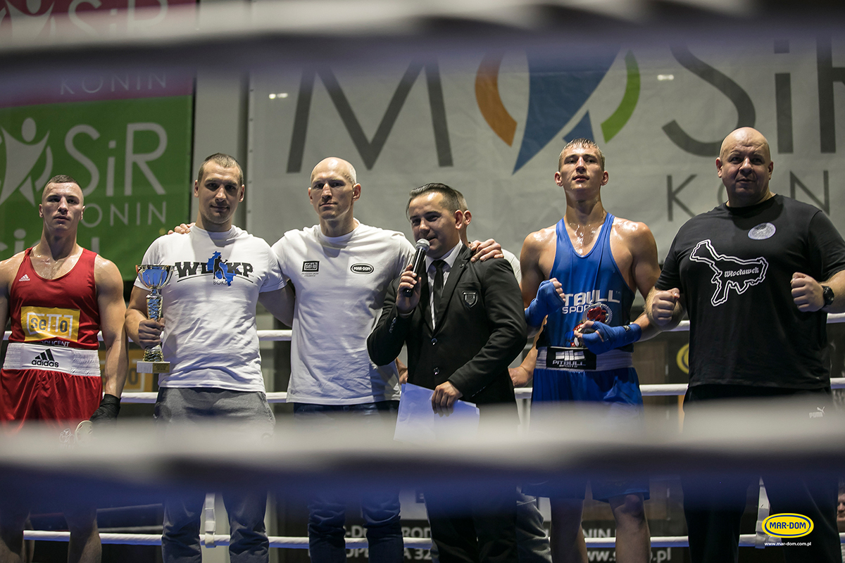 Mecz boksu olimpijskiego o puchar MAR-DOM Konin