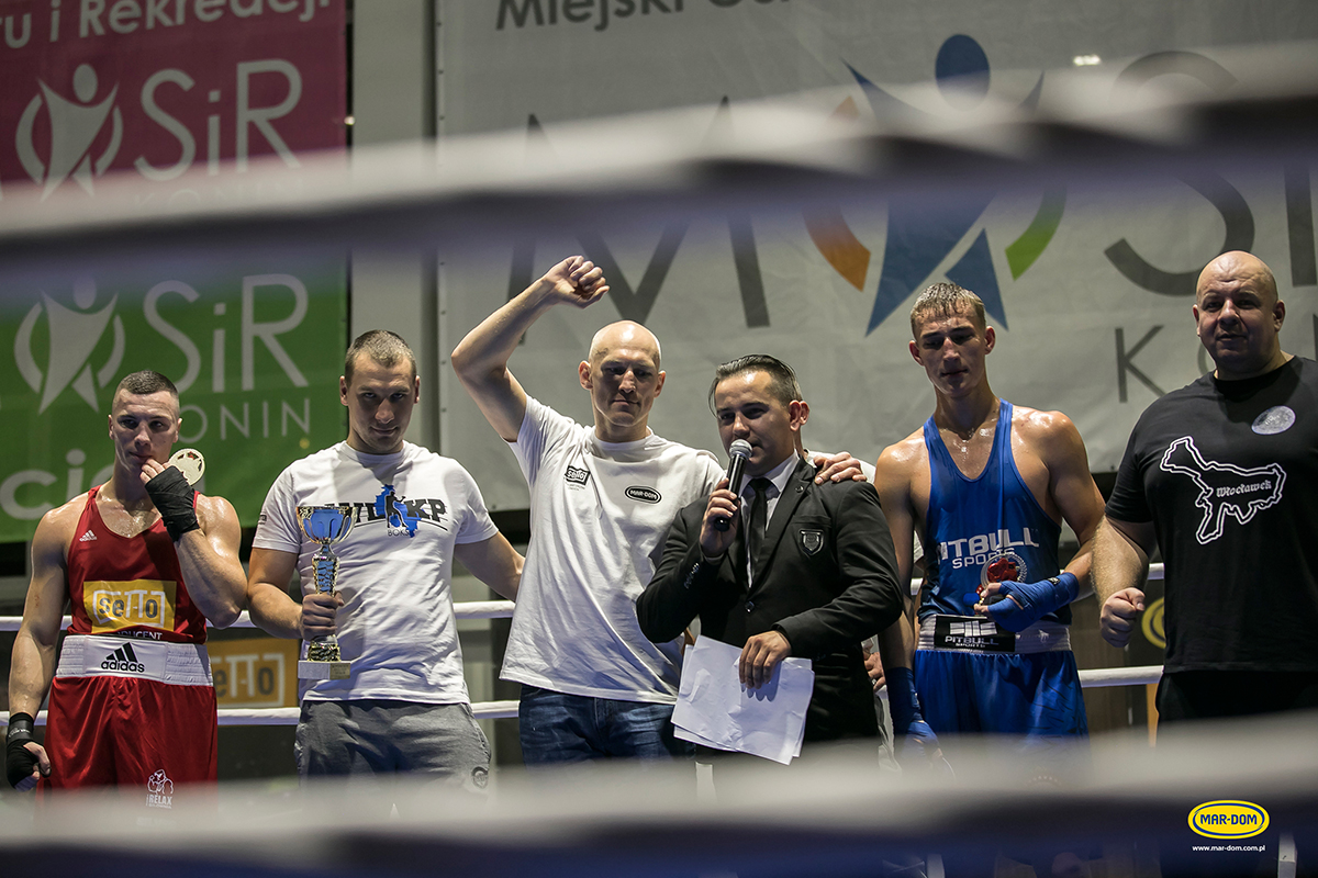 Mecz boksu olimpijskiego o puchar MAR-DOM Konin