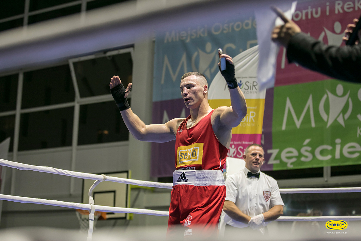 Mecz boksu olimpijskiego o puchar MAR-DOM Konin
