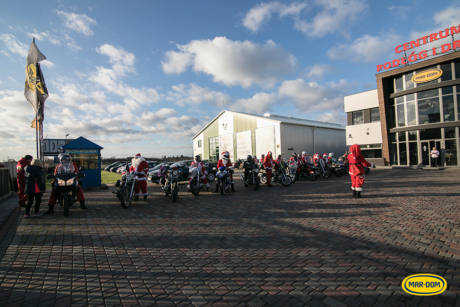 Mikołaje na motocyklach Konin