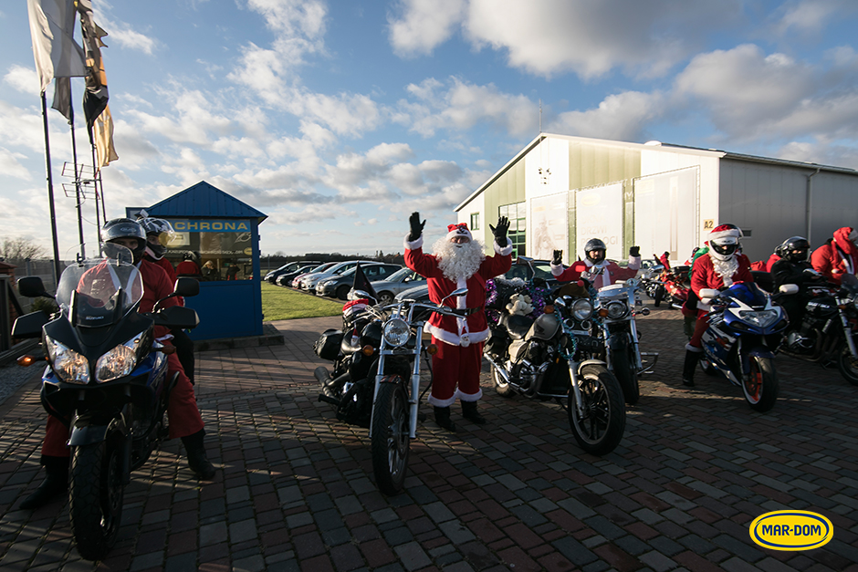 Mikołaje na motocyklach Konin