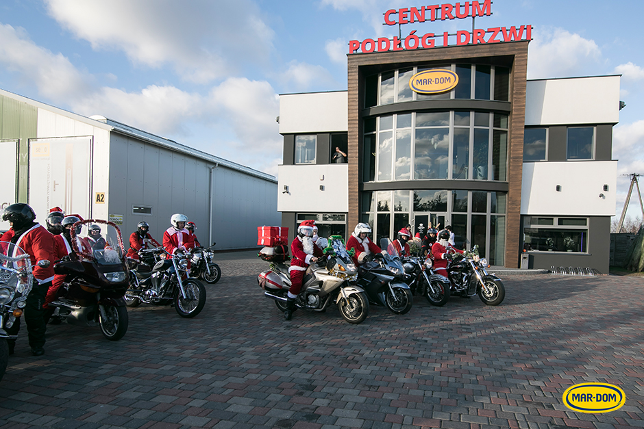 Mikołaje na motocyklach Konin