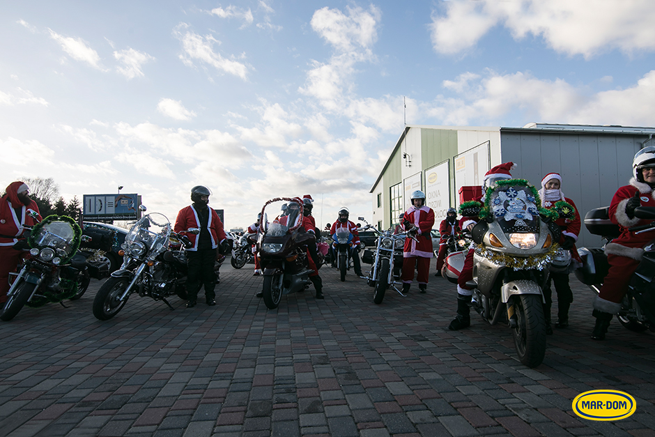 Mikołaje na motocyklach Konin