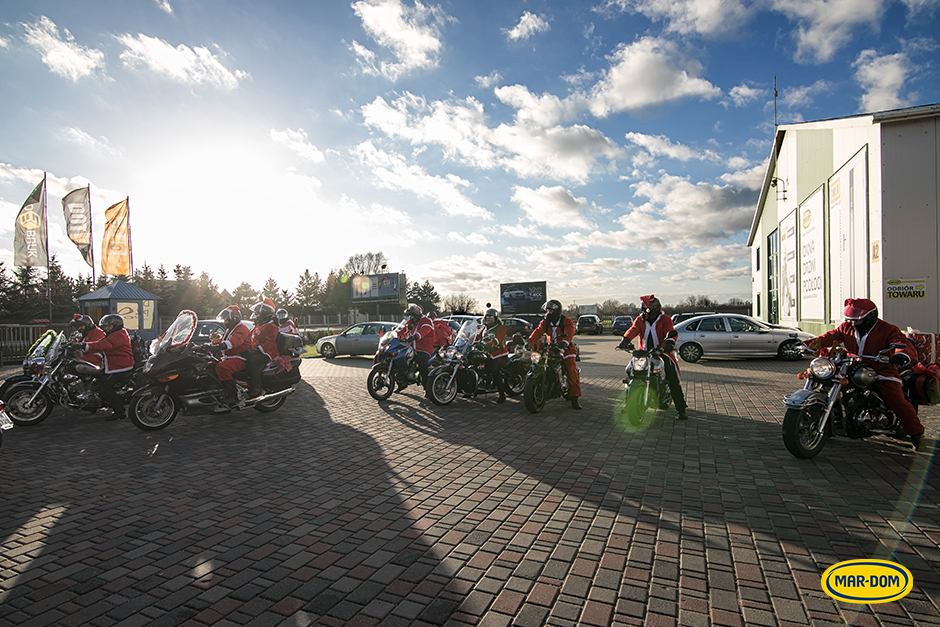 Mikołaje na motocyklach Konin