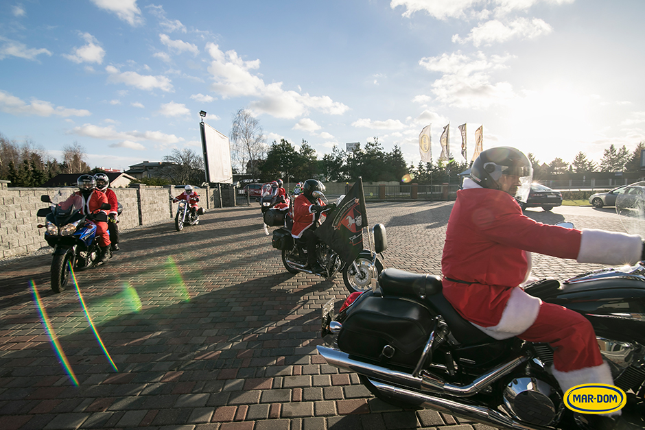 Mikołaje na motocyklach Konin