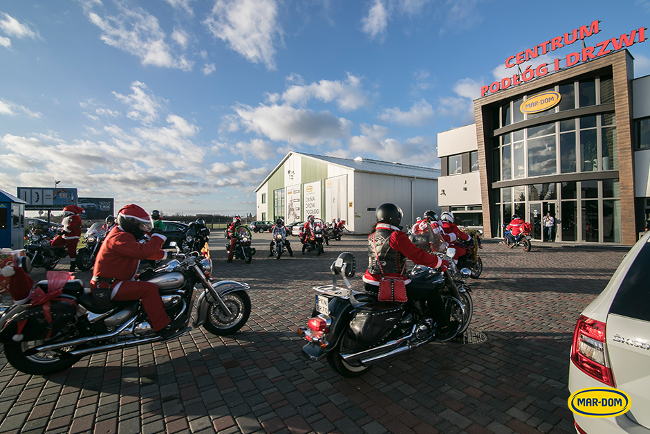 Mikołaje na motocyklach Konin