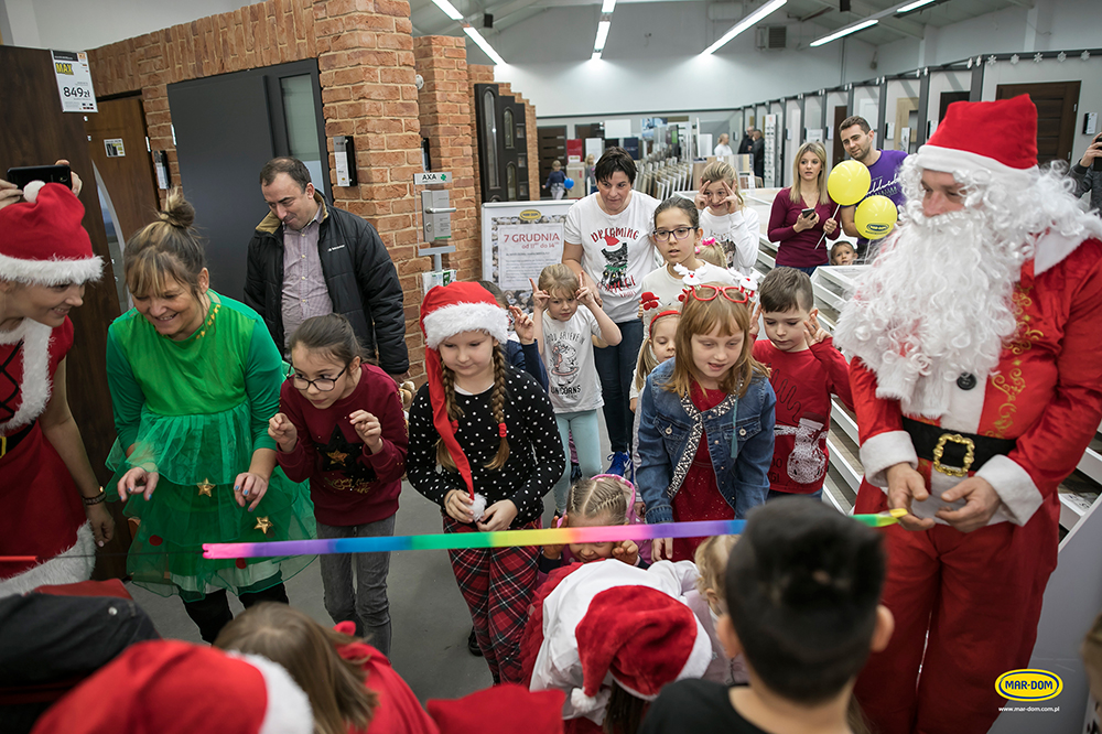 Mikołajki Konin 2019 - spotkanie z Mikołajem w MAR-DOMie