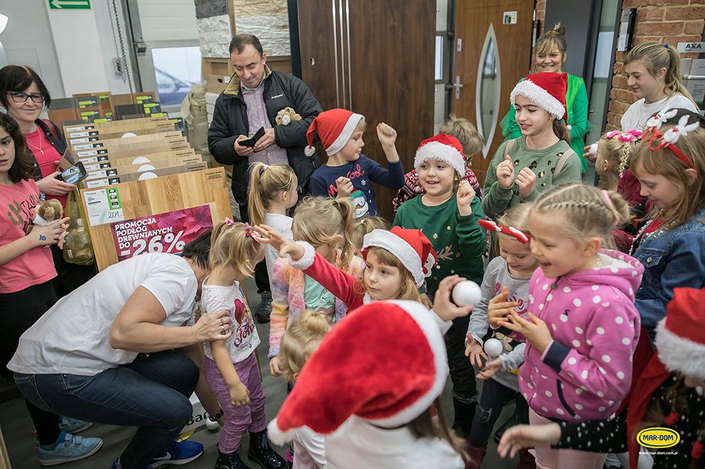 Mikołajki Konin 2019 - spotkanie z Mikołajem w MAR-DOMie