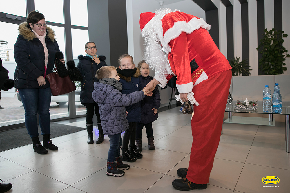 Mikołajki Konin 2019 - spotkanie z Mikołajem w MAR-DOMie