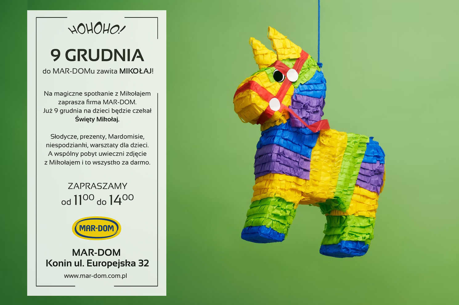 Mikołajki MAR-DOM - MEGA pinata