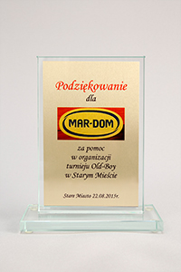 Podziękowanie - Turniej Old boy 2015