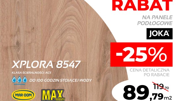 PANELE JOKA XPLORA 8547 AC5 89,79 zł/m².