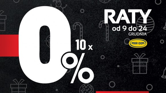 Raty 10x0% w MAR-DOMie na panele okna i drzwi