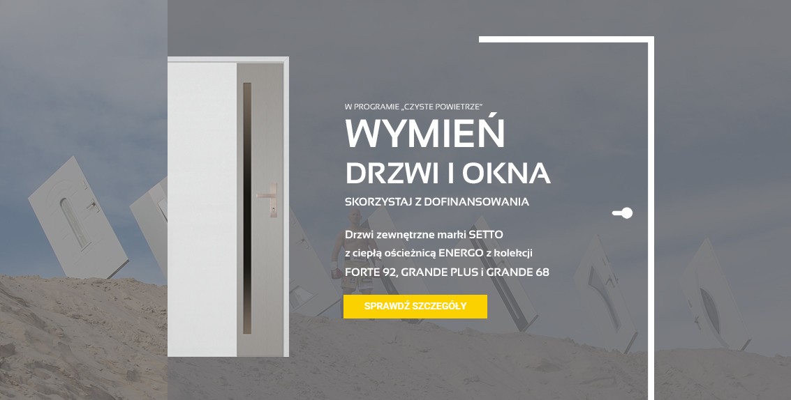 Wymień drzwi z rządowym dofinansowaniem